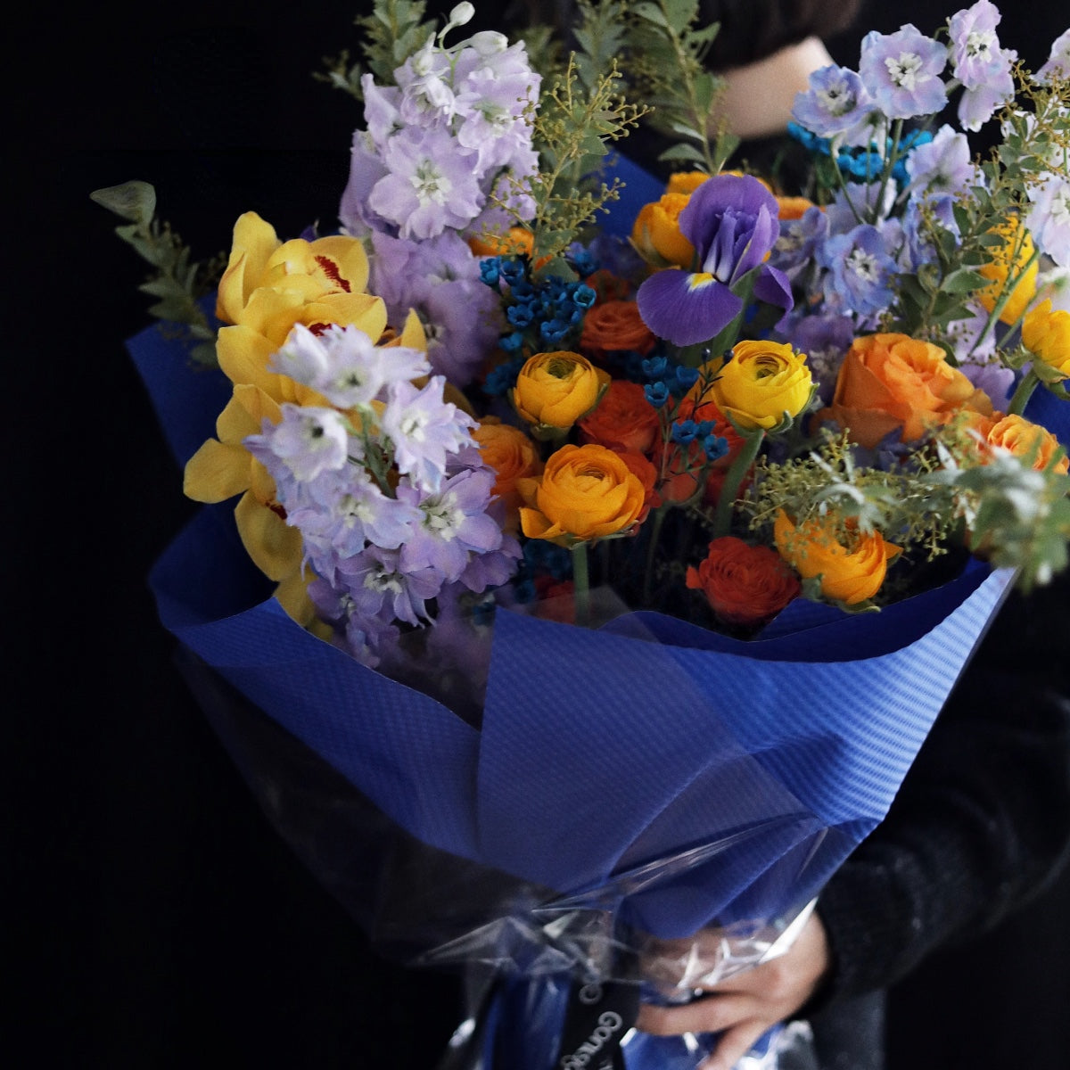 Dotted Texture Waterproof Bouquet Paper Pack 20 (55x57cm)