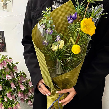 Dotted Texture Waterproof Bouquet Paper Pack 20 (55x57cm)