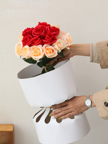 Support de bouquet rond en carton