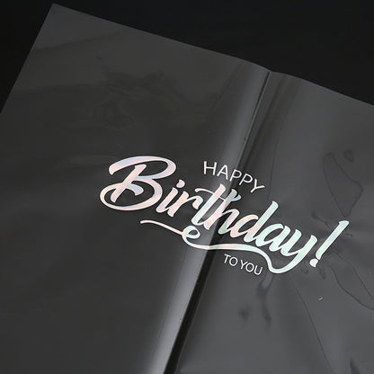 Happy Birthday Cellophane Paper Pack 30 (58x58cm)