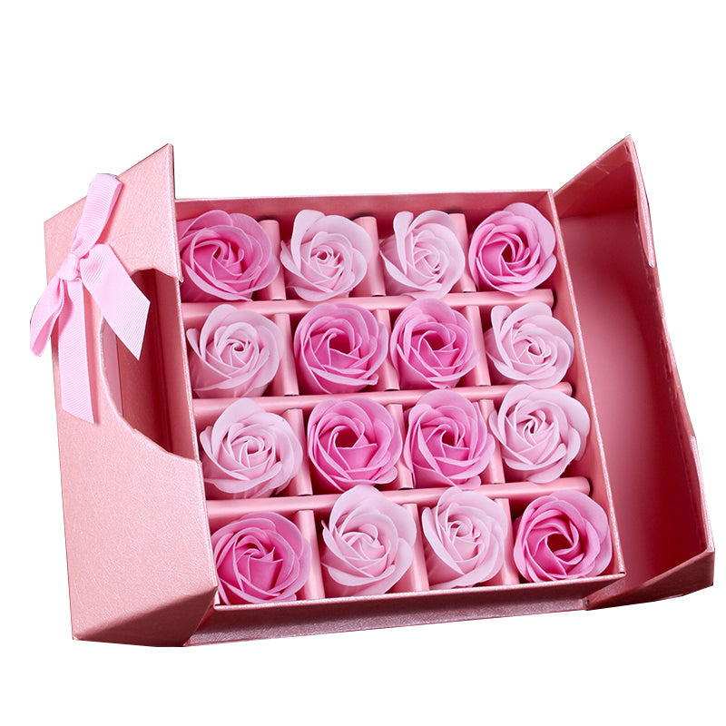 16pcs Soap Rose Flower Gift for Anniversary Valentine’s Day