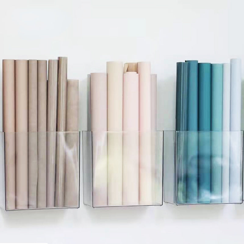 Wall Mount Acrylic Ribbon Storage Rack Organizer Box – Floral
