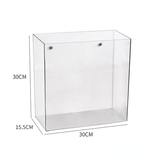 Wall-Mounted Clear Acrylic Storage Box