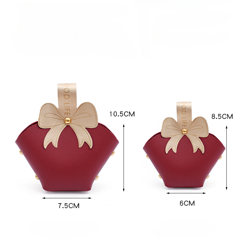 Golden Gift Bow Party Favor Gift Bag Pack 20