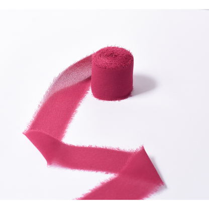 Frayed Edge Chiffon Ribbon for Floral Design (4cmx5m)