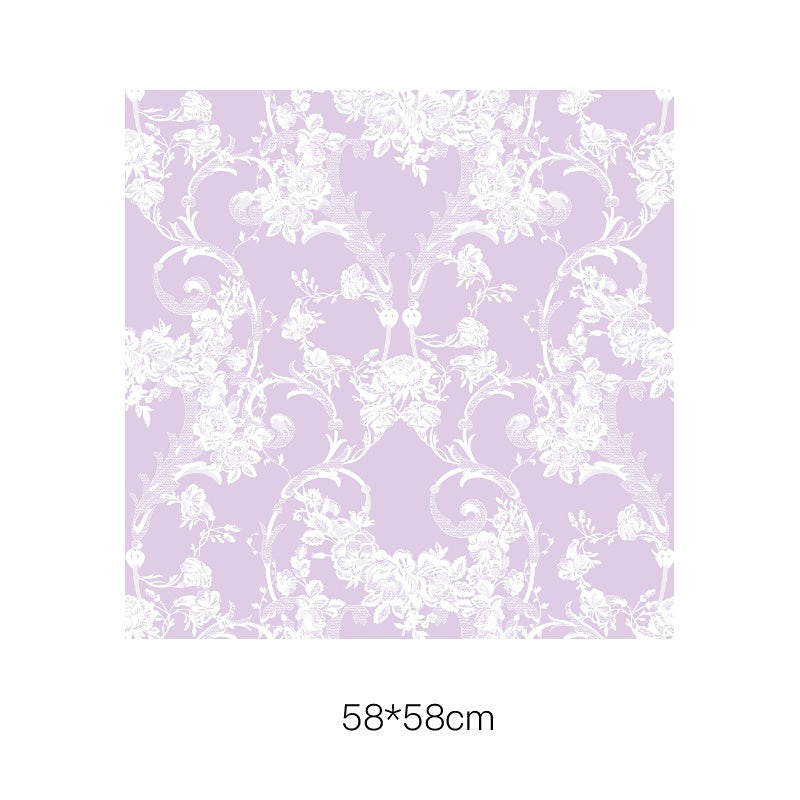10pcs Floral Lace Print Bouquet Paper (58x58cm)