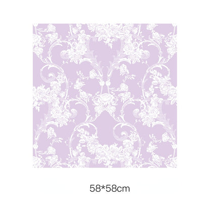 10pcs Floral Lace Print Bouquet Paper (58x58cm)