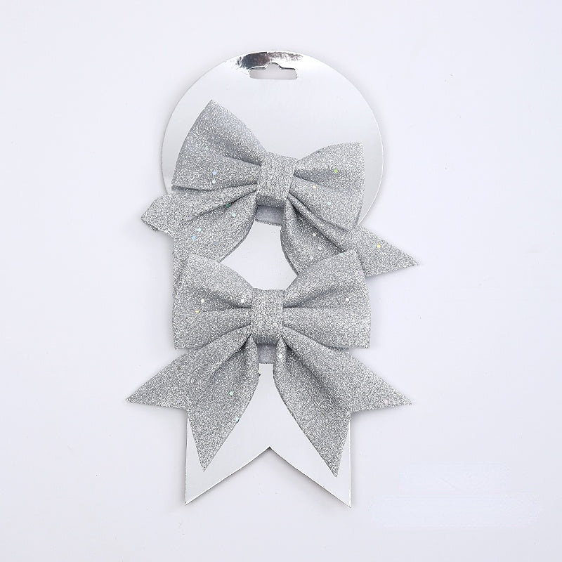 2pcs Glittering Decorative Gift Bows