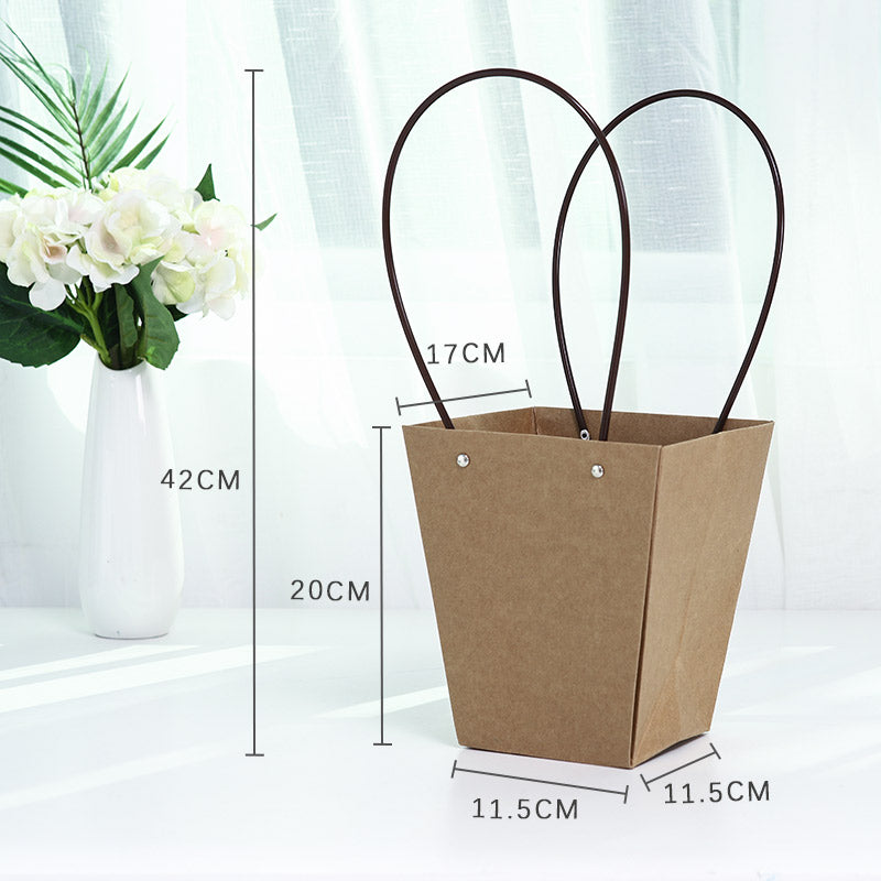 10 Pcs Waterproof Flower Bags with Handles – Floral Supplies Store