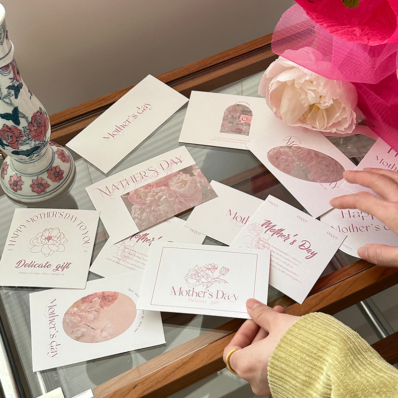 Mother's Day Bouquets Gifts Greeting Cards Pack 50
