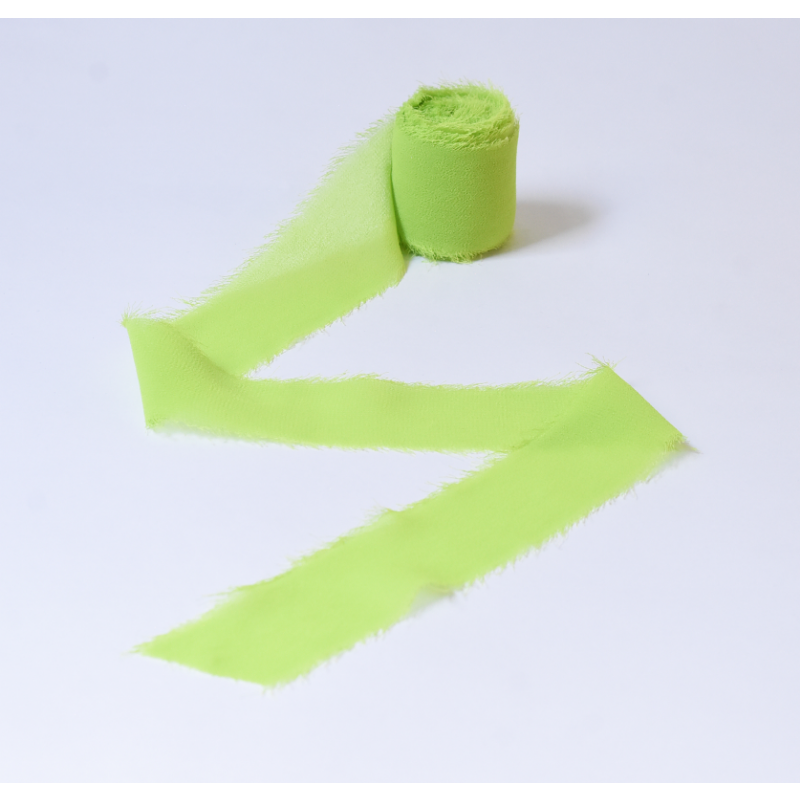 Frayed Edge Chiffon Ribbon for Floral Design (4cmx5m)