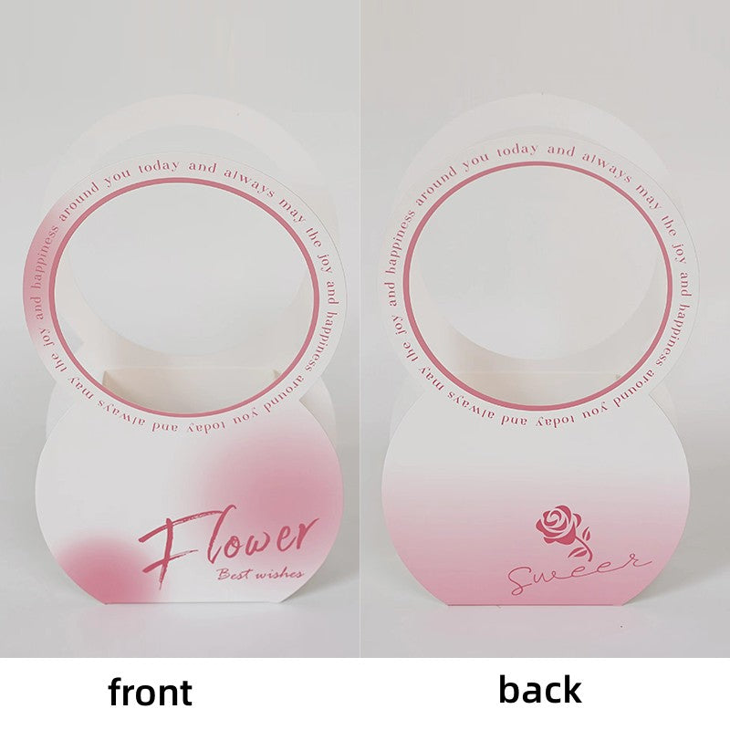 9pcs Floral Gift Packaging Box with Handle