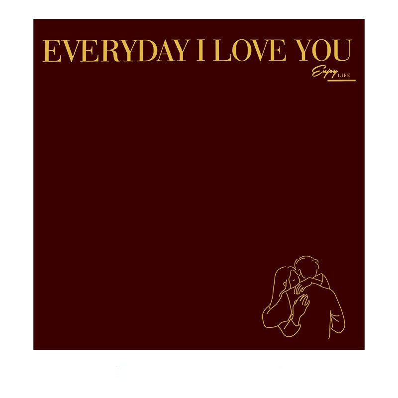 20pcs Lover Hug Bouquet Wrap Paper (56x56cm)