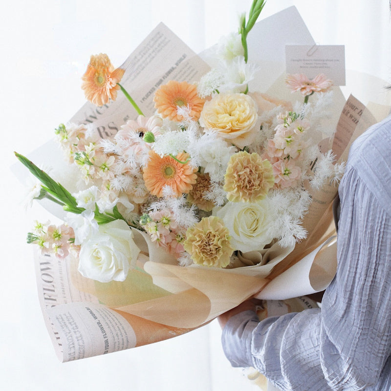 10pcs Retro English Newspaper Wrap Paper (38x53cm)
