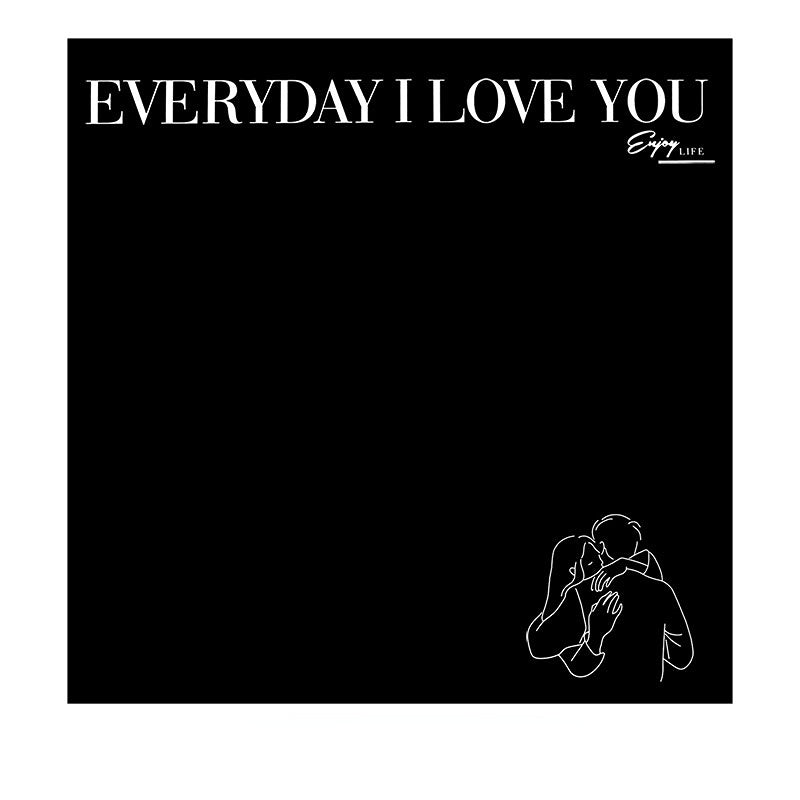 20pcs Lover Hug Bouquet Wrap Paper (56x56cm)