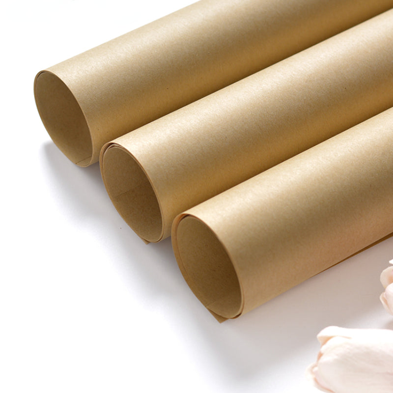 20pcs Brown Kraft Paper for Bouquet (75x52cm)