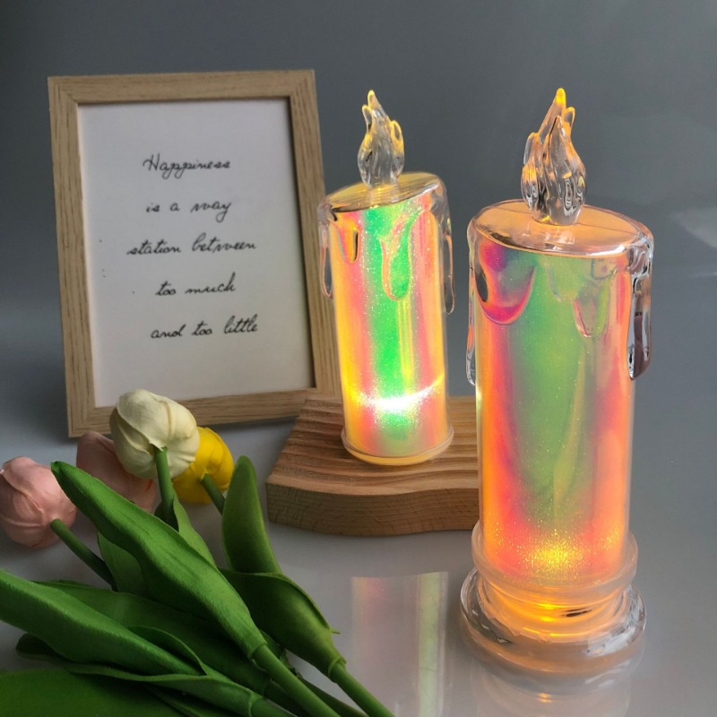 Flameless Led Pillar Candles Light