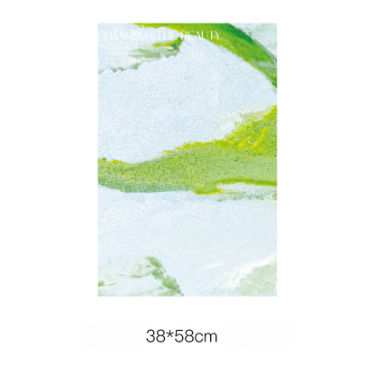 10pcs Color Splash Flower Wrap Paper (38x58cm)