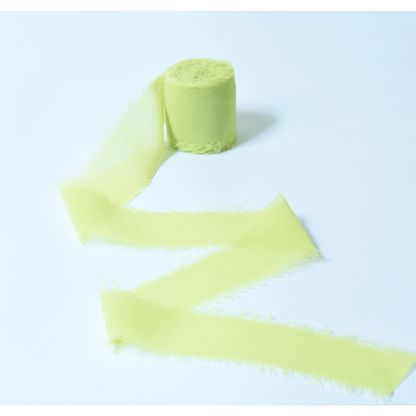 Frayed Edge Chiffon Ribbon for Floral Design (4cmx5m)