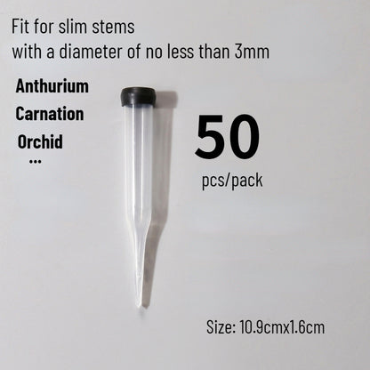  Floral Water Tubes with Pick