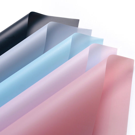 Matte Plastic Wrapping Paper for Bouquets