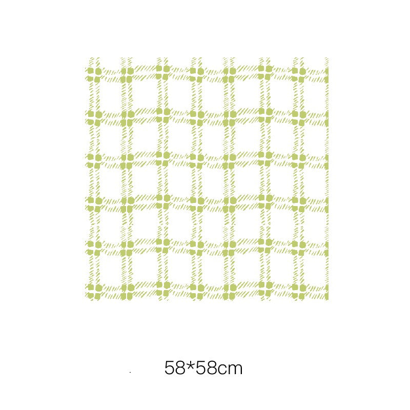 Summer Style Plaid Flower Wrapping Paper Pack 20 (58x58cm)