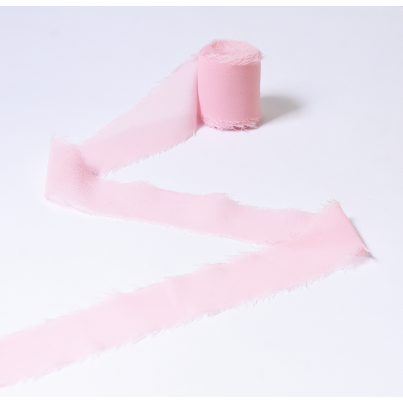 Frayed Edge Chiffon Ribbon for Floral Design (4cmx5m)