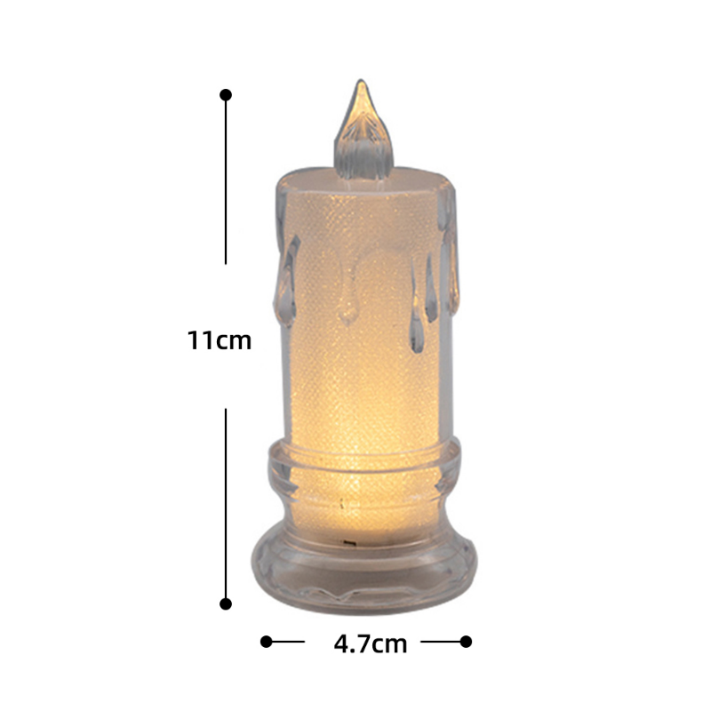 Flameless Led Pillar Candles Light