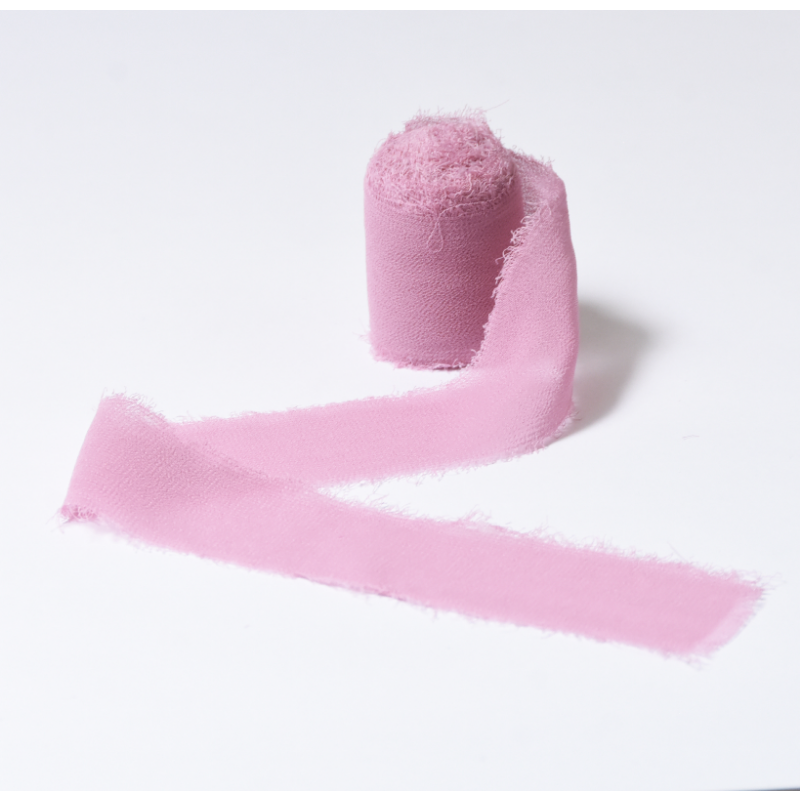 Frayed Edge Chiffon Ribbon for Floral Design (4cmx5m)
