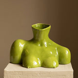 Load image into Gallery viewer, Modern Sculptural Ceramic Female Bust Vase