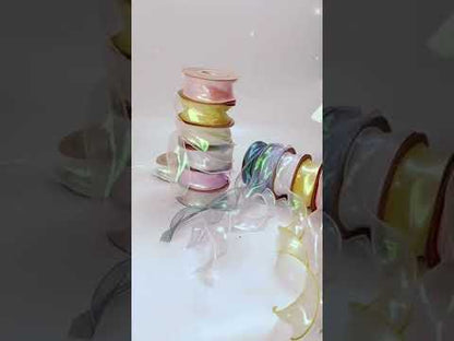 Iridescent Organza Sheer Ribbon (4cmx10Yd)