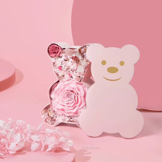 Bear Shaped Flower Gift Box