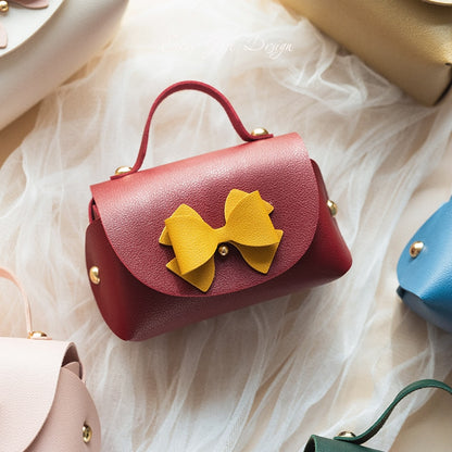 Mini PU Leather Bag Party Gift Bags Pack 10