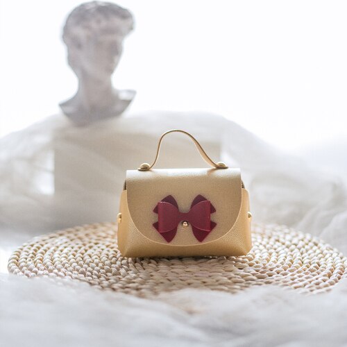 Mini PU Leather Bag Party Gift Bags Pack 10