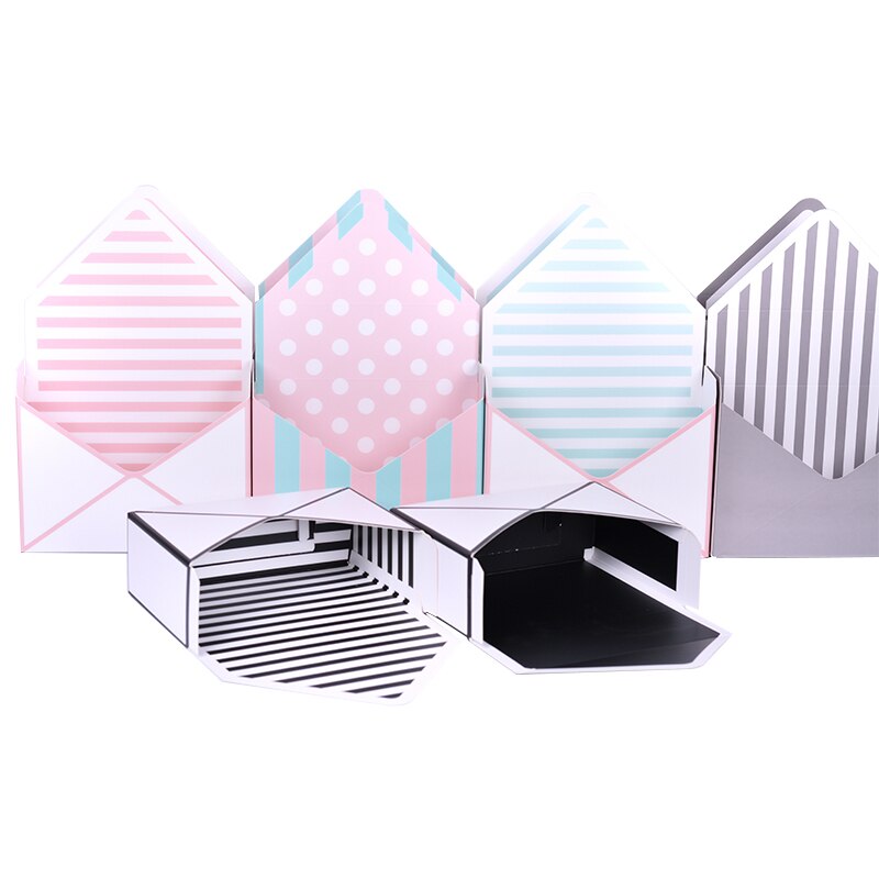 10pcs Envelope-Shaped Floral Bouquet Gift Box