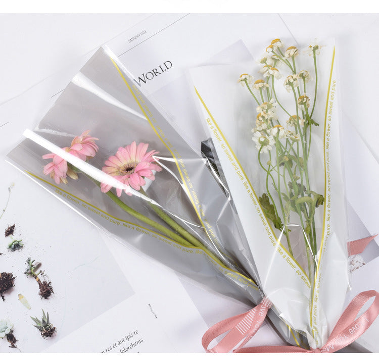 100 Pack Single Floral Packaging Bag,Star Transparent Flower Bouquet  Sleeve,Clear Flower Wrapping Pa…See more 100 Pack Single Floral Packaging