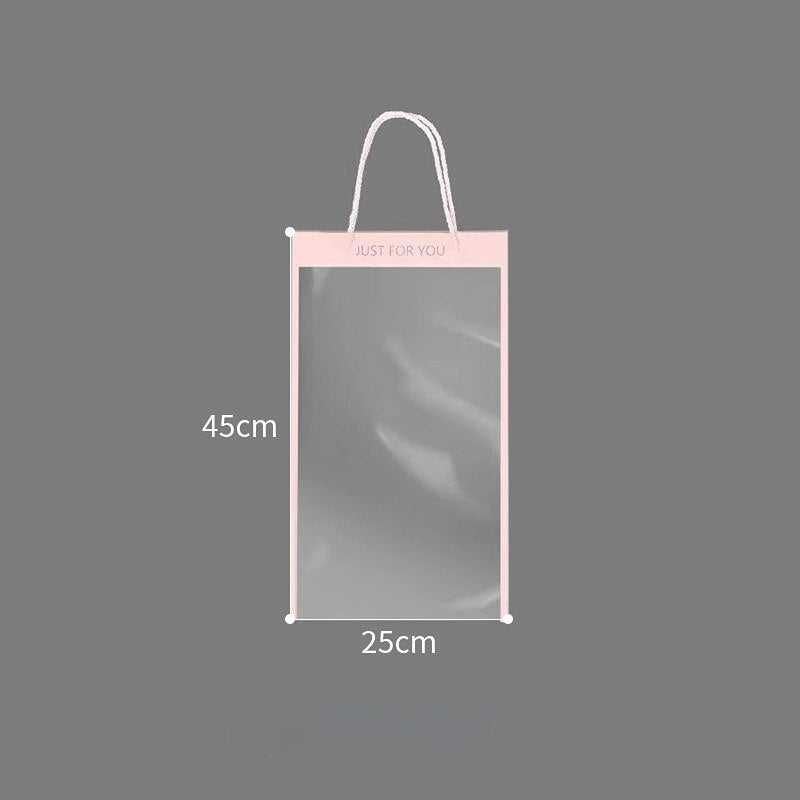 150 Pieces Flower Bouquet Bag Plastic Wrapping Bags Clear 