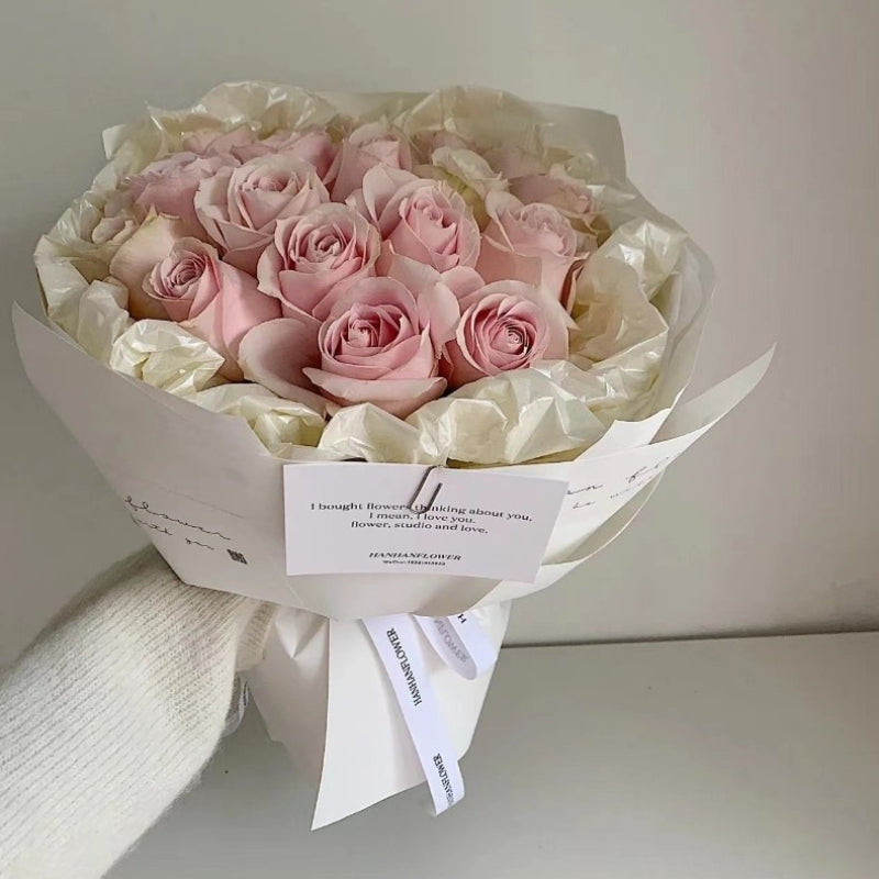 20Pc 58*58cm Rose Flower Tissue Paper Gift Wrap Packaging Paper