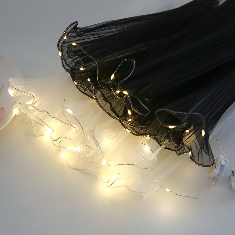 LED tulle fabric for flowers