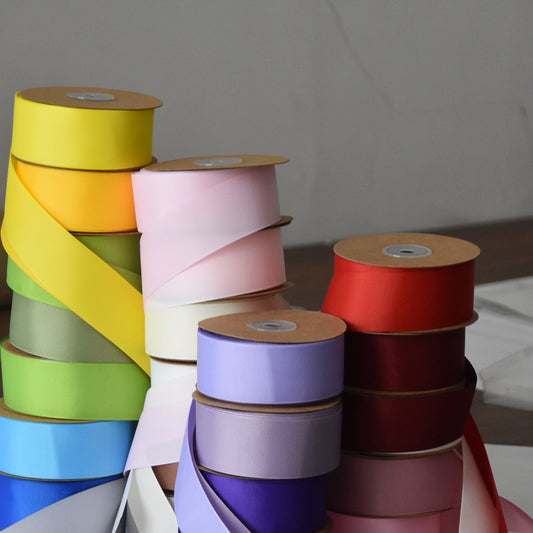 Solid Color Grosgrain Ribbon (4cmx10Yd)