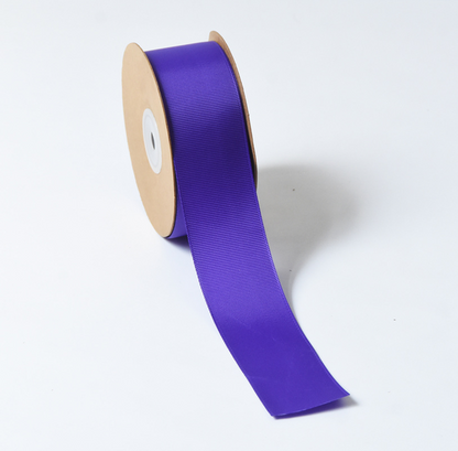 Ruban gros-grain de couleur unie (4 cm x 9,1 m)