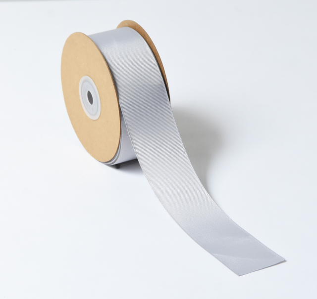 Ruban gros-grain de couleur unie (4 cm x 9,1 m)