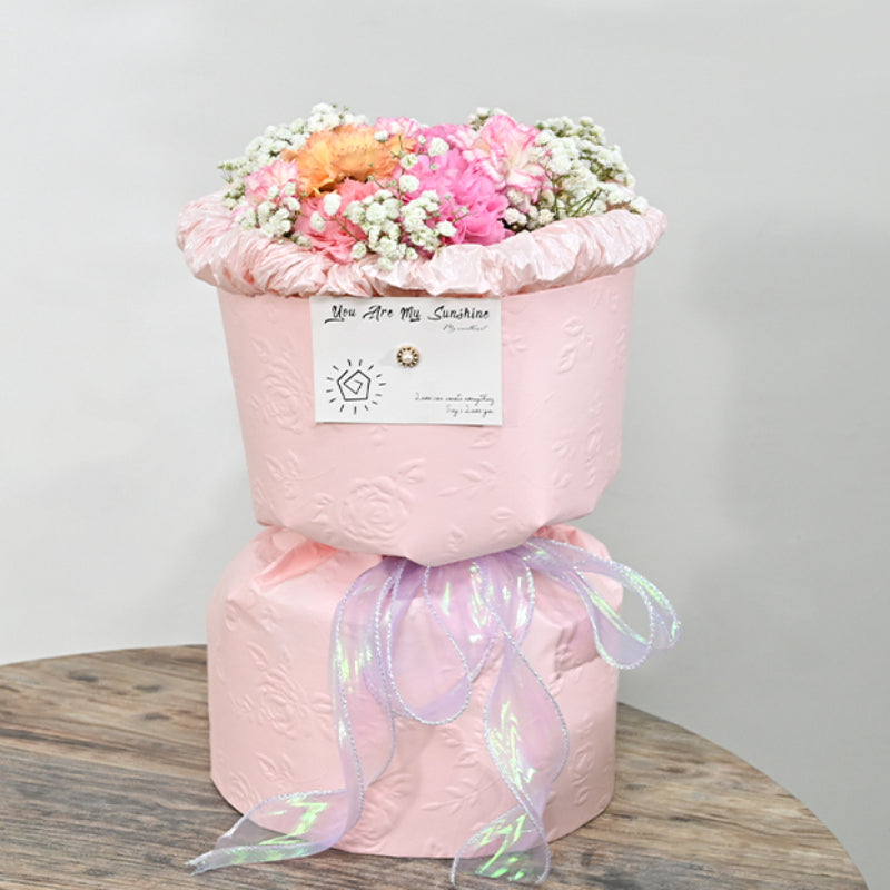 Small Garden Art Hand-painted Wrapping Paper Bouquet Flowers Packaging  Materials Flower Diy Materials - AliExpress